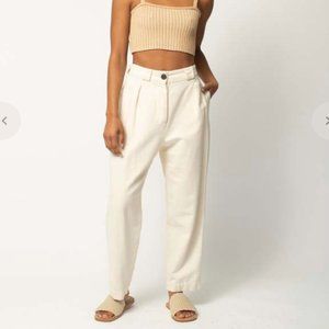 Mara Hoffman Jade High Rise Pants Cream